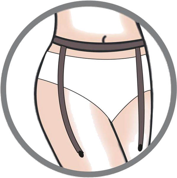 Tag Stay-ups Stockings, Style Advice, Fashion Advice, - Collant Come Si Indossano Clipart (625x636), Png Download