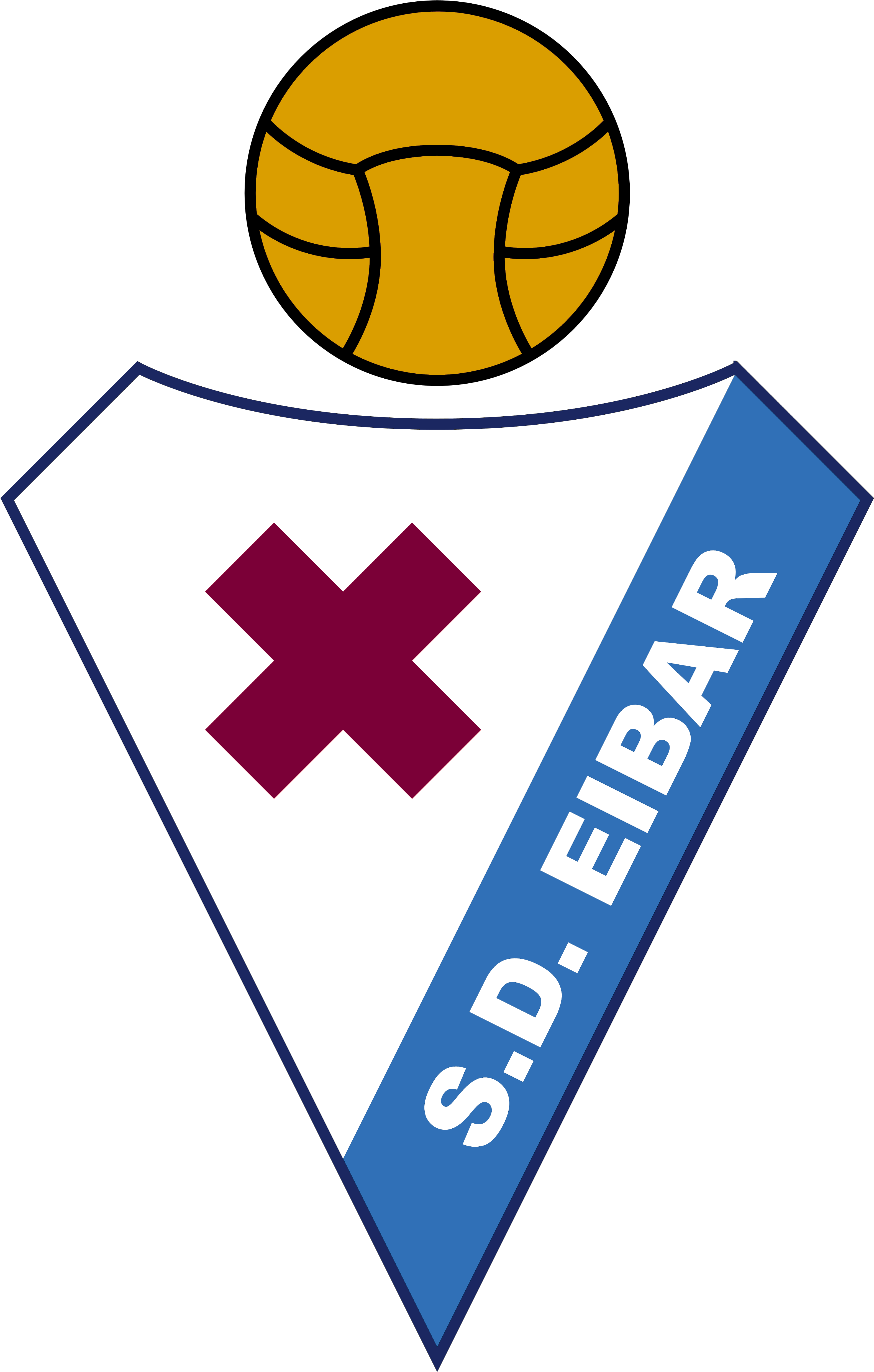 Sd Eibar Logos Download Minnesota Twins Logo Coloring - Sd Eibar Logo Clipart (3174x5000), Png Download