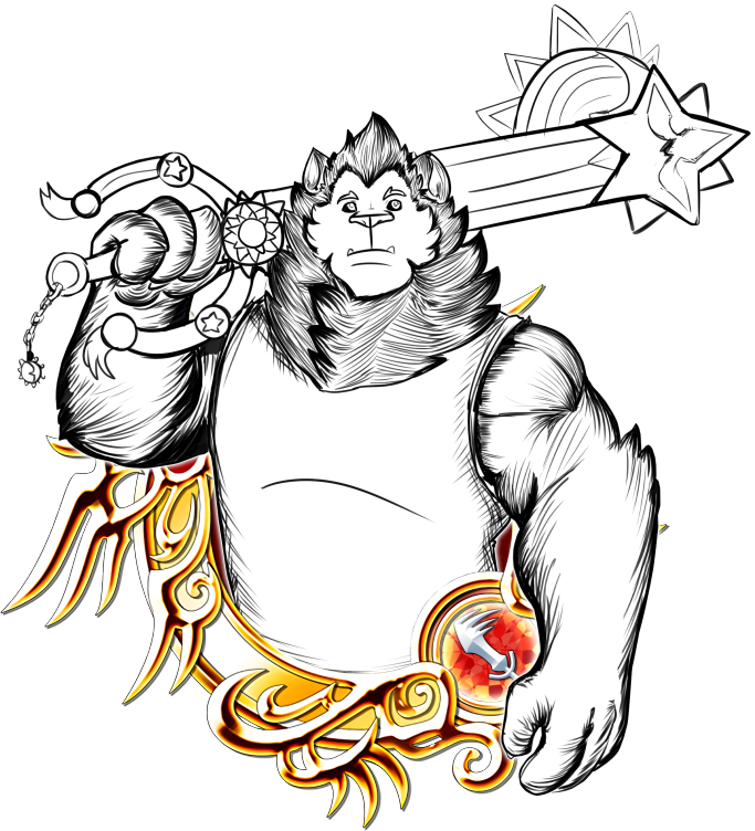 Dualtober Orctober Inktober On Twitter - Cartoon Clipart (683x752), Png Download