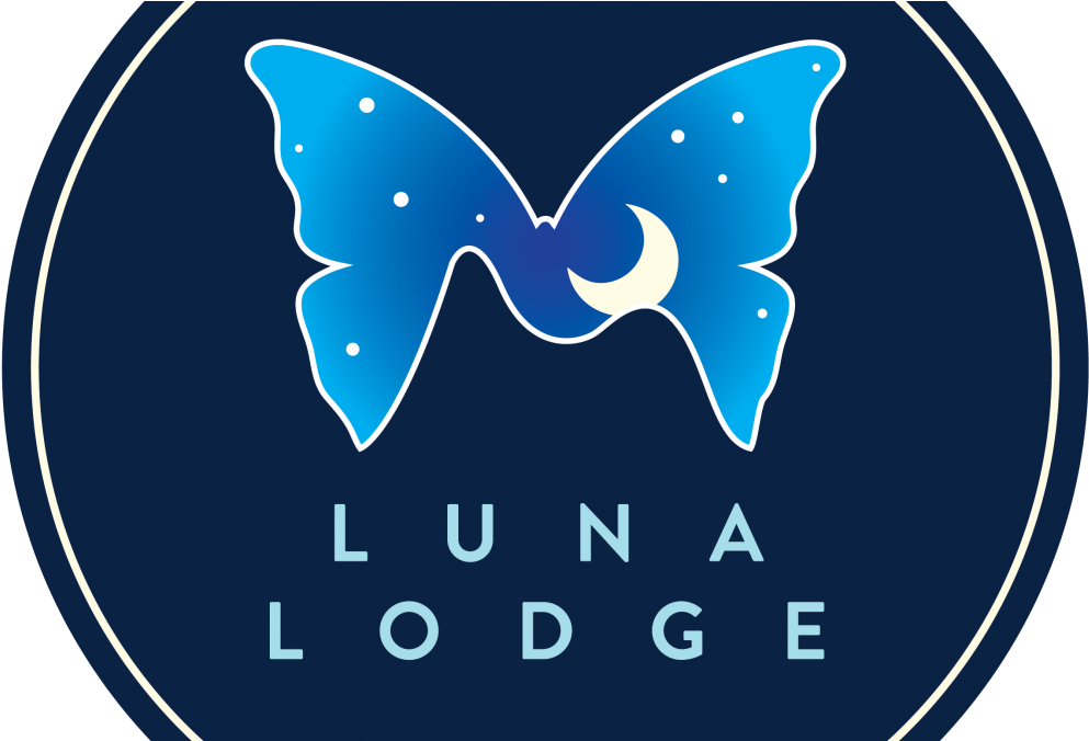 Logo Luna Lodge 02 - Rockabilly Art Clipart (1080x675), Png Download