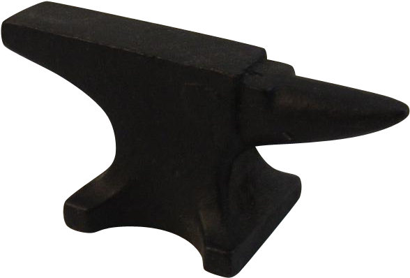 Vintage John Deer Miniature Cast Iron Blacksmith Anvil - Blacksmith Clipart (587x587), Png Download