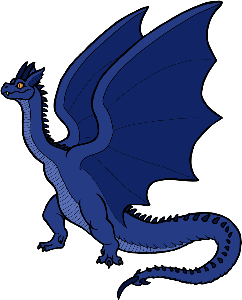 5 Azure Wyvern - Clip Art - Png Download (800x1000), Png Download