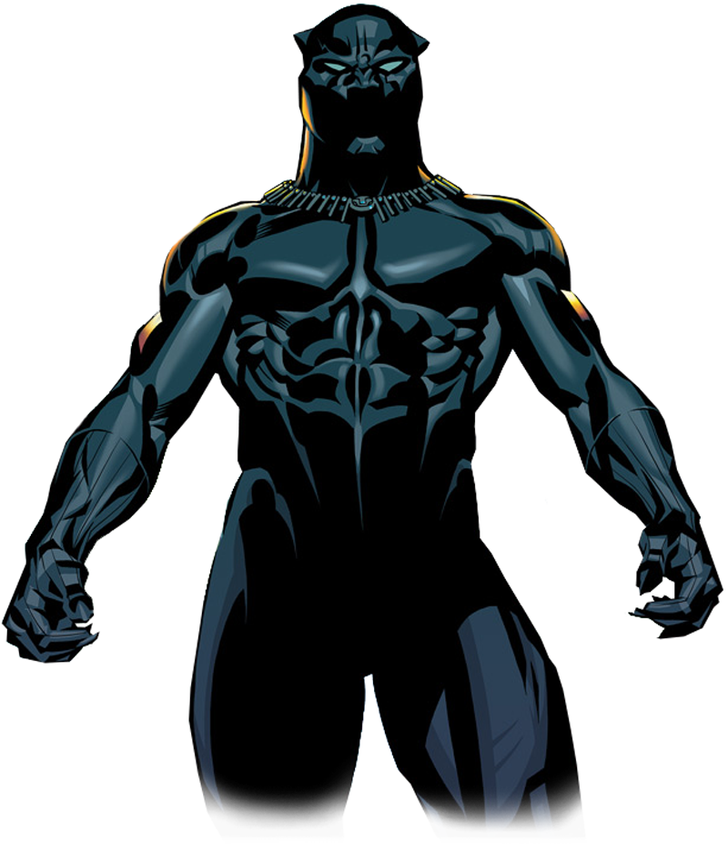 The Rise Of The Black Superhero Washington Post - Black Panther 1 Clipart (800x927), Png Download