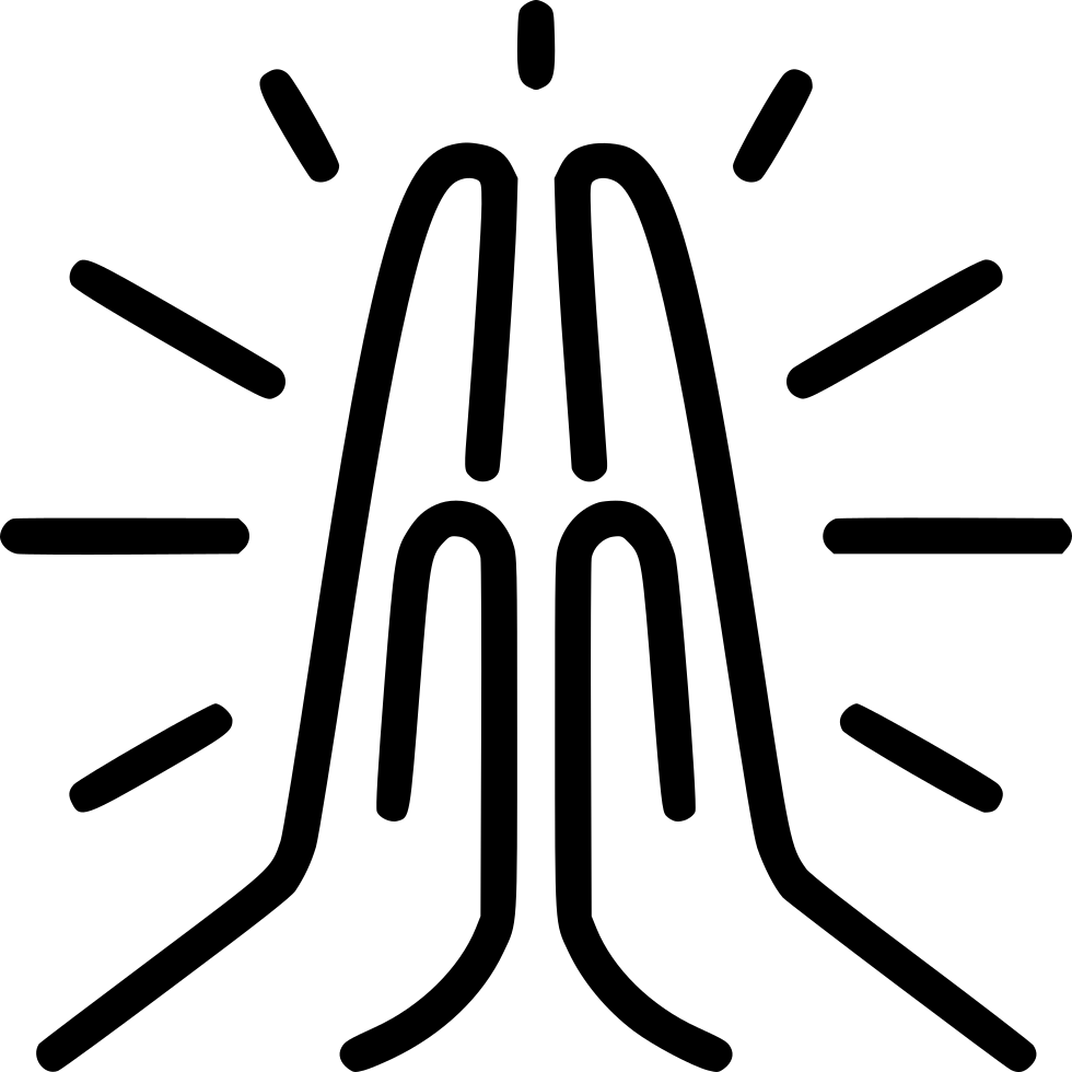 Praying Hands Png Praying Hands Svg Png Icon Free Download - Pray Icon Clipart (980x980), Png Download