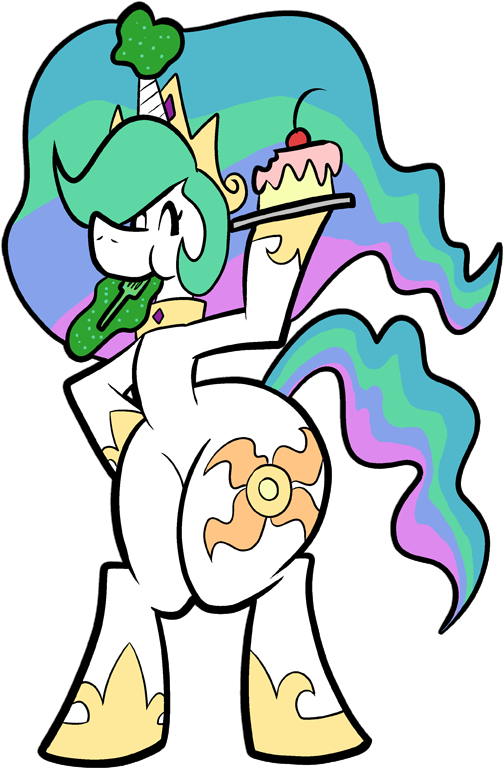 Pembroke, Bipedal, Bottom Heavy, Cake, Cakelestia, - Cartoon Clipart (576x792), Png Download