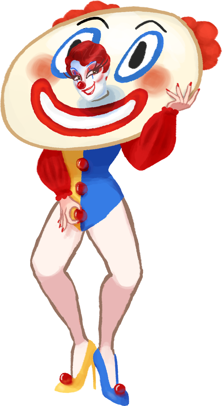 Honk Honk 🤡 - Cartoon Clipart (819x1398), Png Download