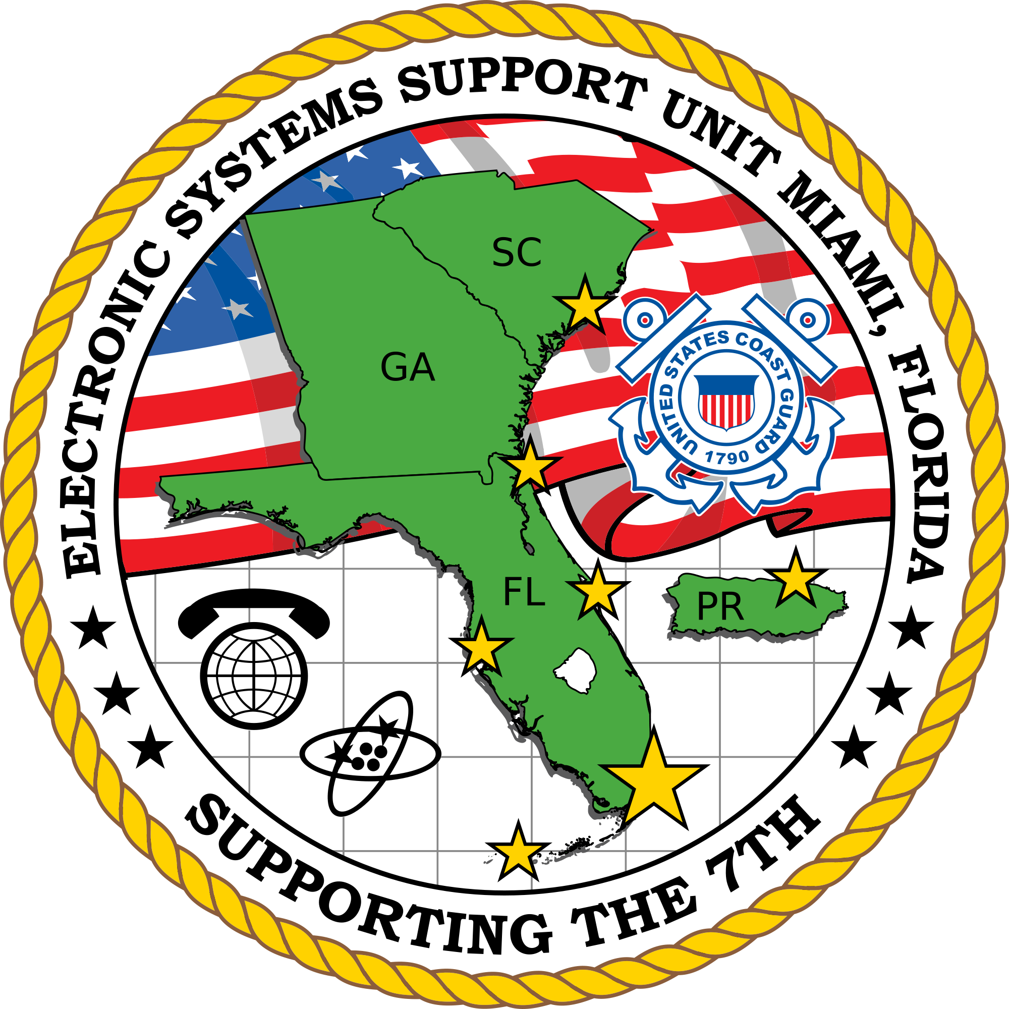 Open - United States Coast Guard Clipart (2000x2000), Png Download