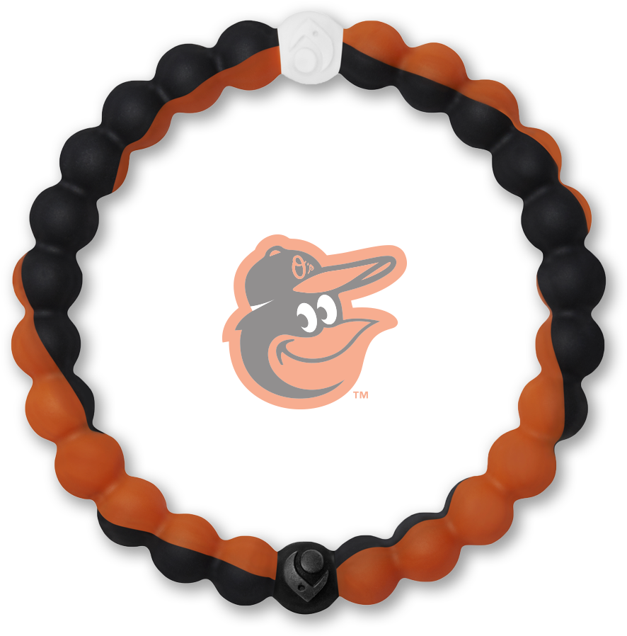 Download Baltimore Orioles™ Lokai Orange Lokai Bracelet Clipart