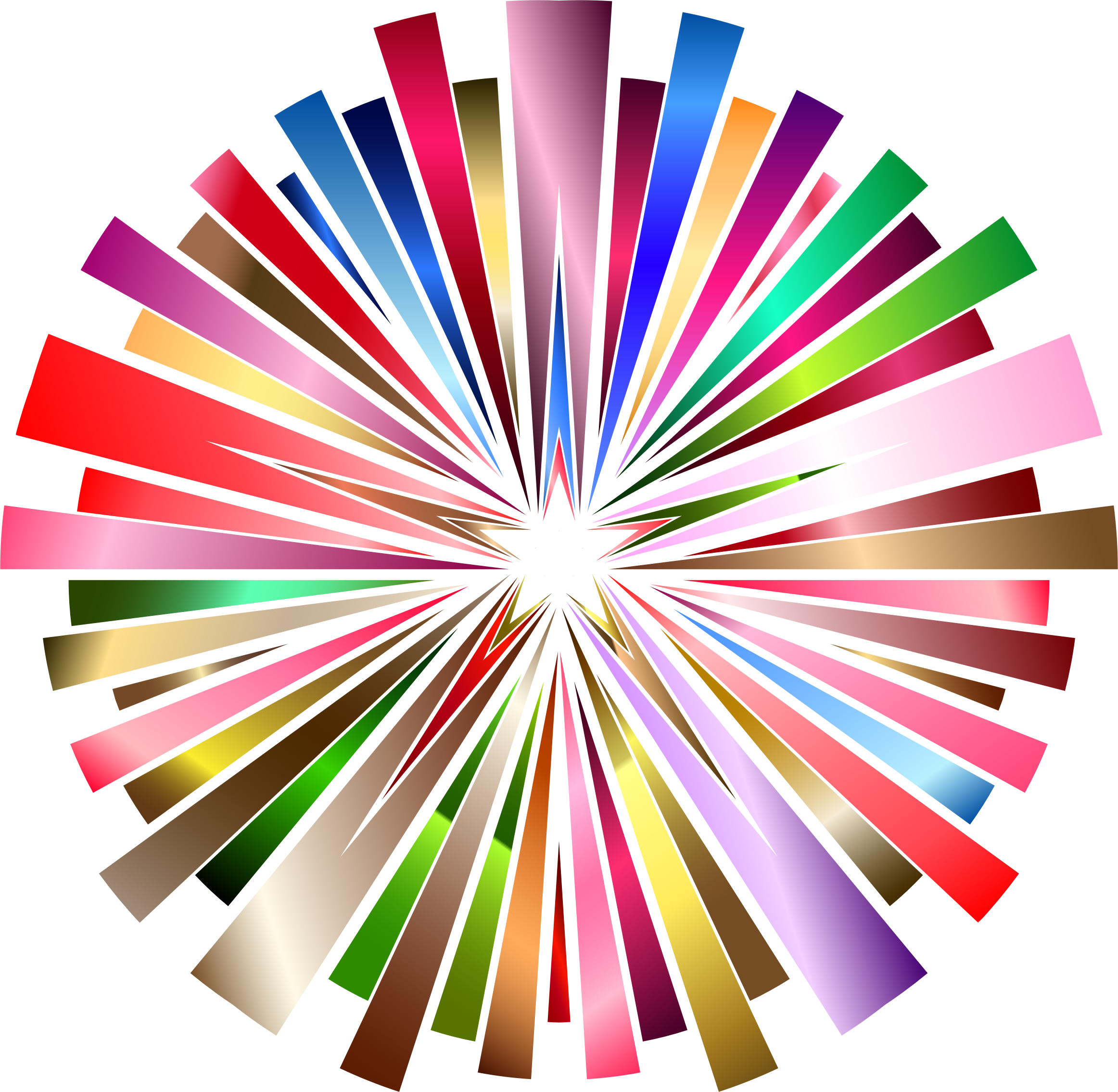 Abstract Star Motif Clipart (2324x2268), Png Download