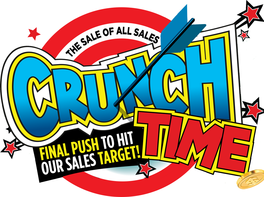 Crunch Time Sales Event Clipart (1000x744), Png Download