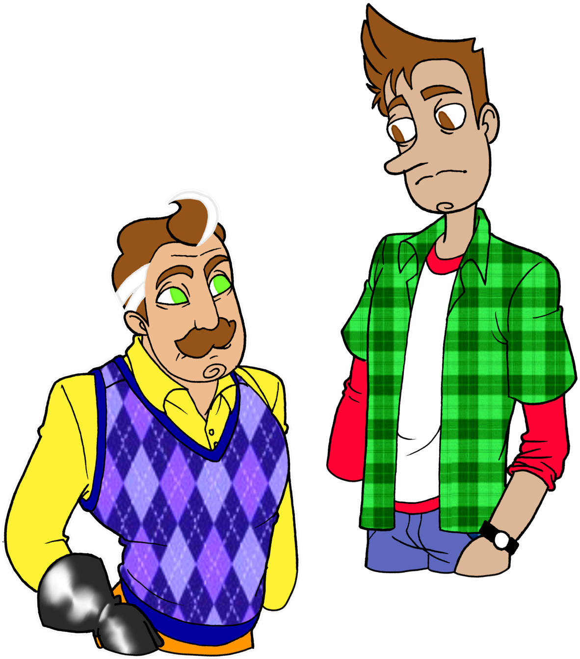 “i Got Some More Hello Neighbor For You Guys Today - Dice Clipart (1280x1531), Png Download