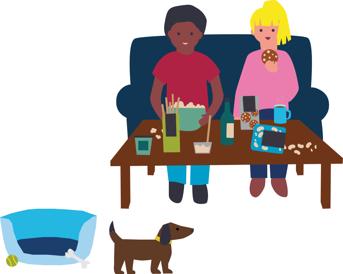 Socialising - Illustration Clipart (1168x932), Png Download