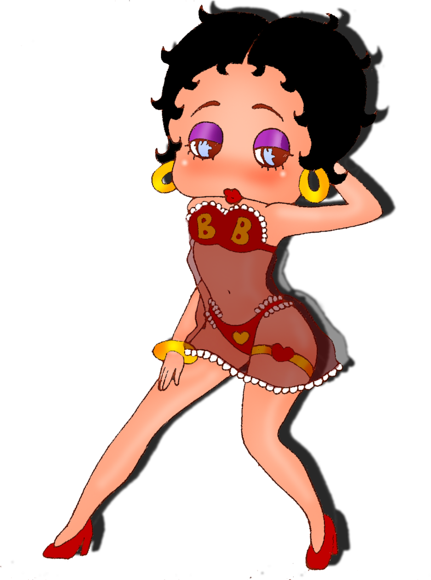 Cute Betty Boop - Modern Betty Boop Clipart (900x1195), Png Download