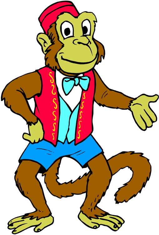 Cartoon Monkey In A Suit Clipart (509x750), Png Download