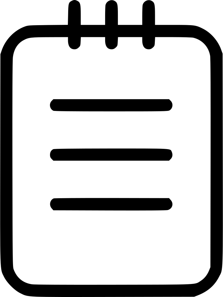 Notebook Paper Todo Comments - Portable Network Graphics Clipart (736x980), Png Download