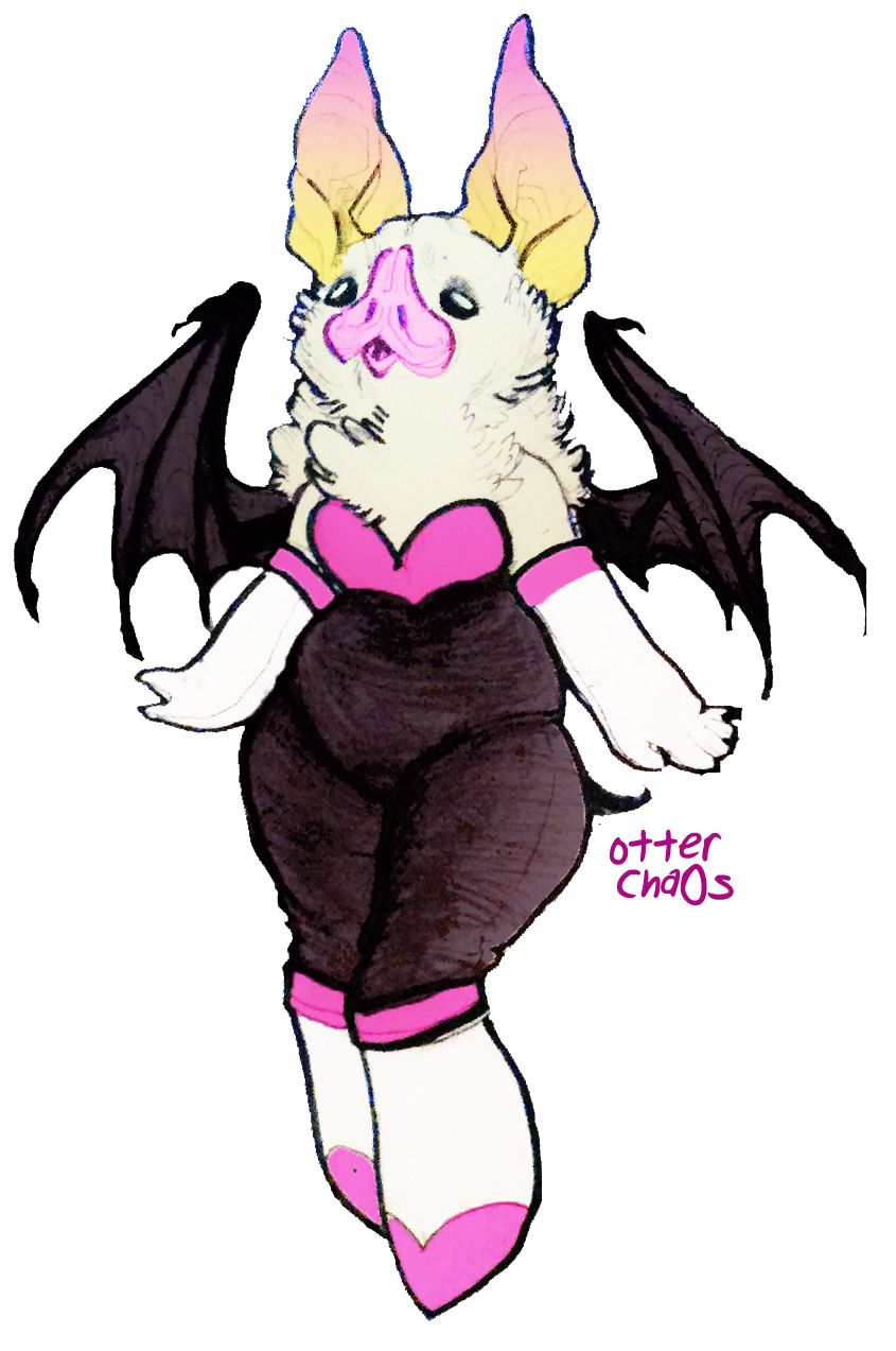 Gross Bat Face - Cartoon Clipart (867x1317), Png Download