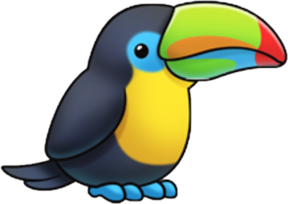 Report Abuse - Cute Toucan Clipart - Png Download (977x694), Png Download