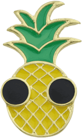 Cheap Women Brooches Funny Fruit Pineapple Brooch Clipart (558x744), Png Download