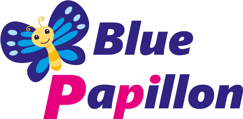 We Continue To Display Our Commitment To The Highest - Blue Papillon School Clipart (816x402), Png Download