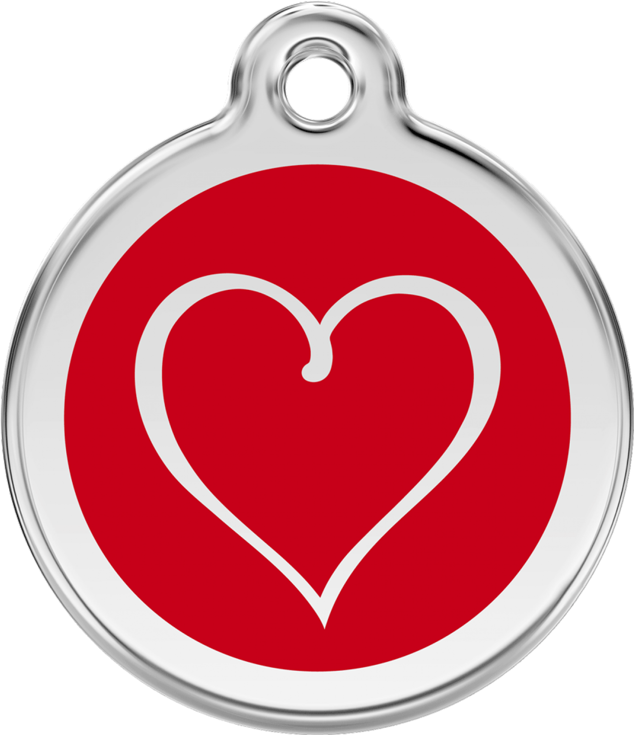 Red Dingo Stainless Steel Enameled Engraved Id Tag - Red Dingo Skull & Cross Bones Pet Id Dog Tags - Clipart (1500x1500), Png Download