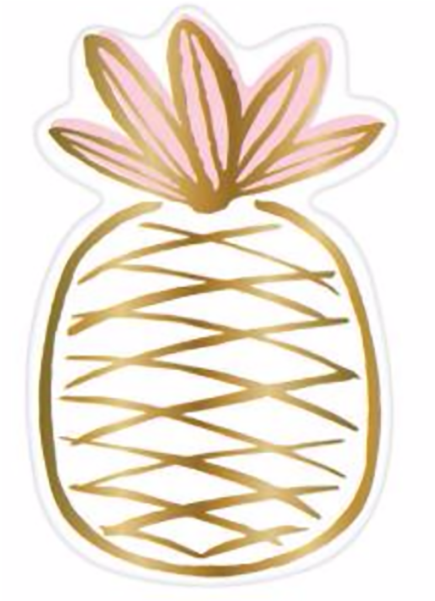 Pineapple Paper Plates Clipart (600x600), Png Download