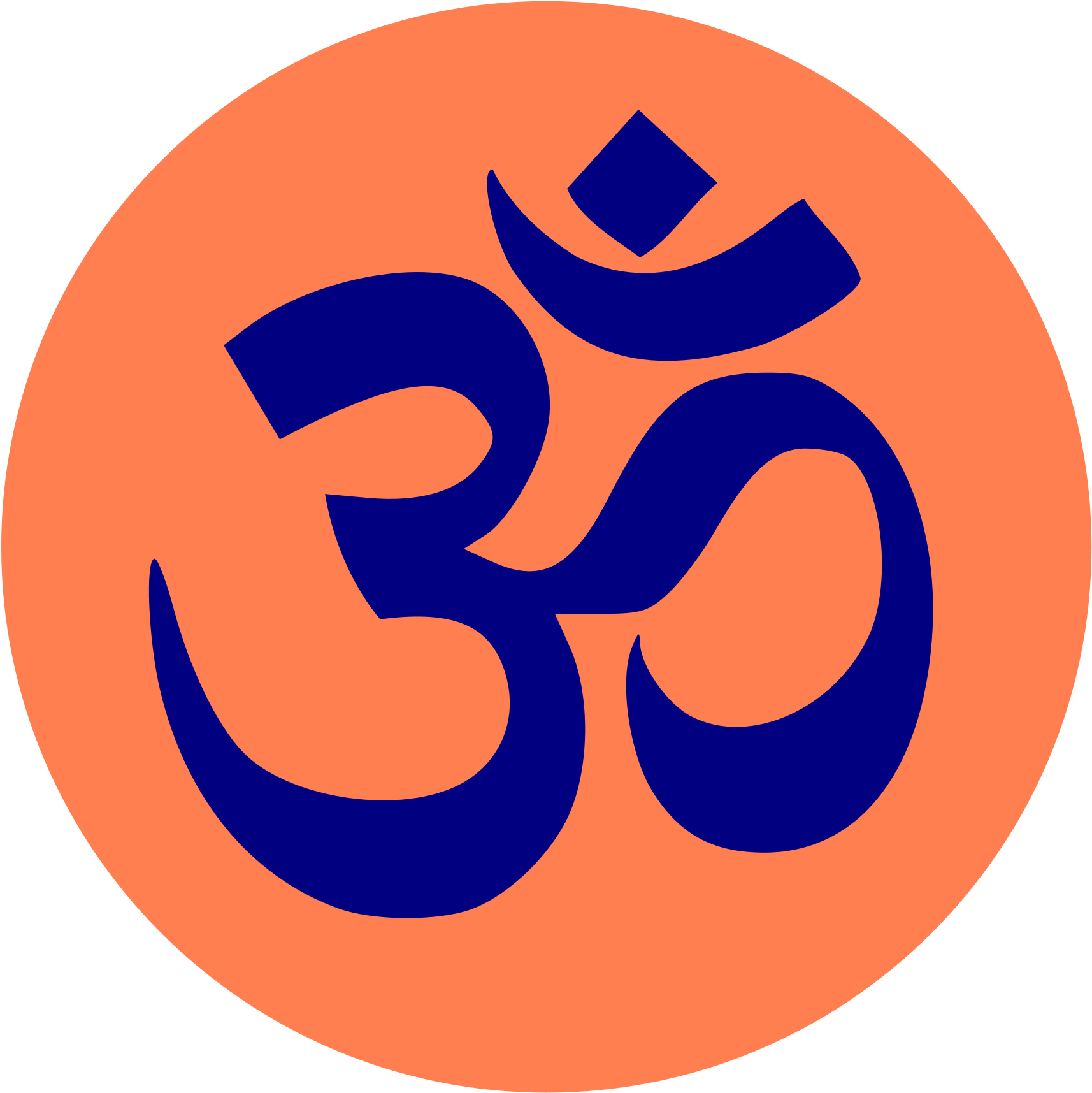 Om Png 22, Buy Clip Art - Vishwa Hindu Parishad Logo Transparent Png (2000x1980), Png Download