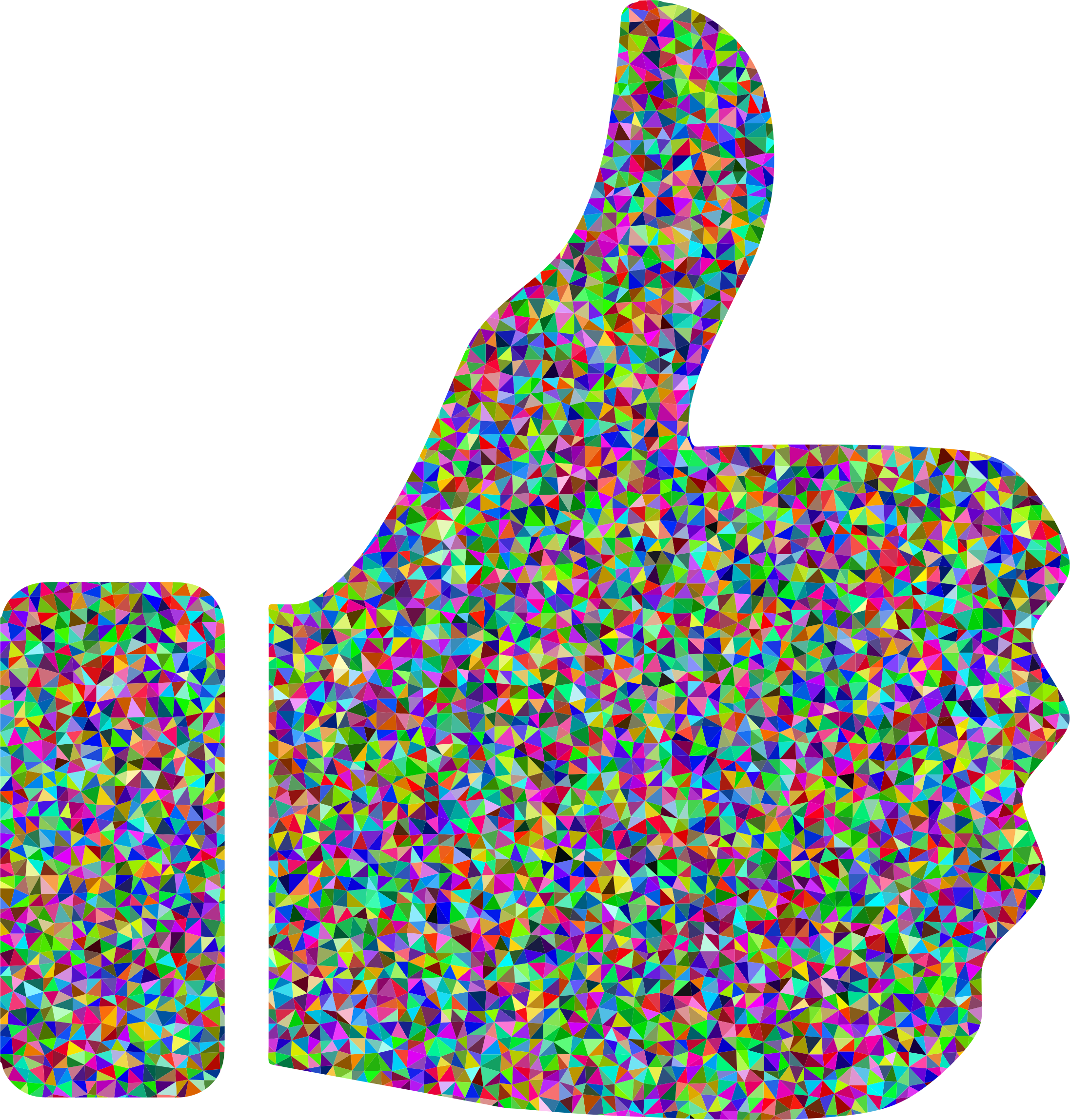 Big Image - High Thumbs Clipart (2194x2298), Png Download