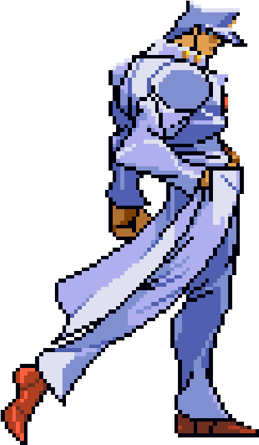 Oil Clipart Animated Gif - Jotaro Heritage For The Future Sprites - Png Download (500x646), Png Download