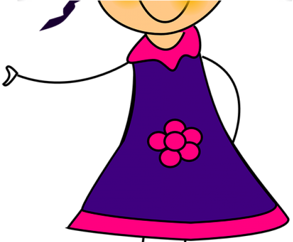 Baby Girl Clipart Cowgirl - Desenho Menina Palito Png Transparent Png (640x480), Png Download