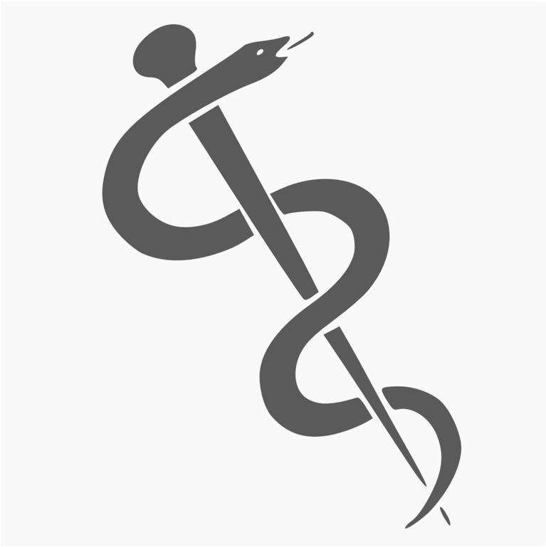 Aesculab Staff - Rod Of Asclepius Blue Clipart (958x1355), Png Download