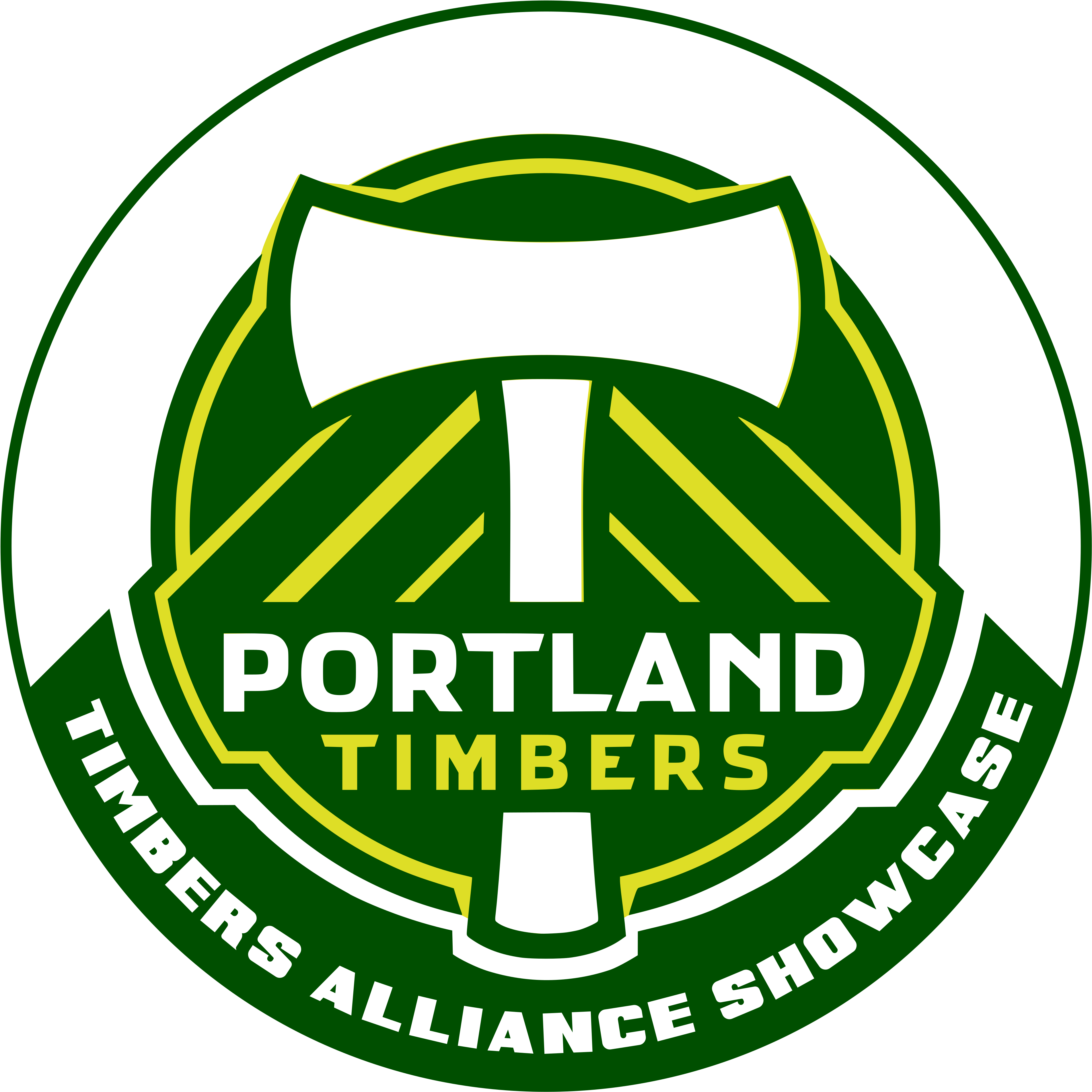 Alliance Showcase - Portland Timbers Logo 2016 Clipart (4044x3982), Png Download