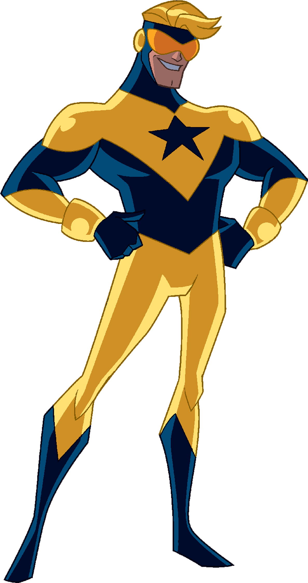 Boostergold - Justice League Action Booster Gold Clipart - Full Size