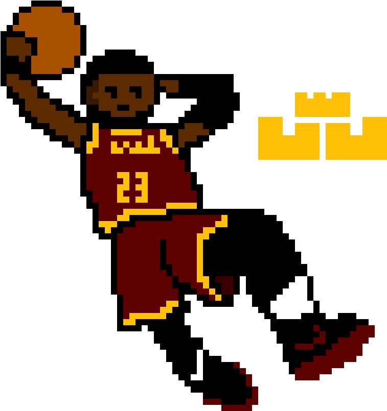 Lebron James - Cartoon Clipart (1200x1200), Png Download