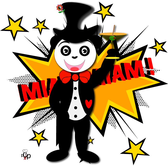 Easy Recipe “panda King Galette” - Comic Book Wham Png Clipart (700x695), Png Download