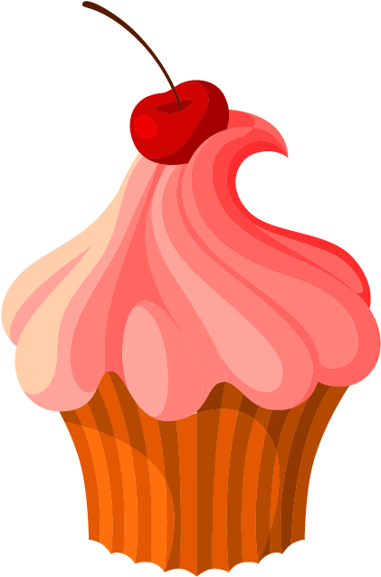 Vegan-cupcakes - Cake Clipart (600x656), Png Download