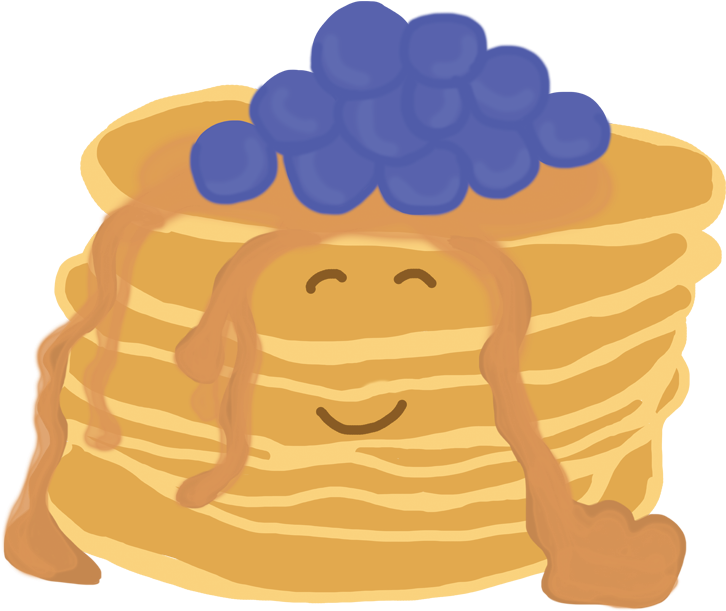 Please Please Get In My Belly - Pancake Clipart (800x800), Png Download