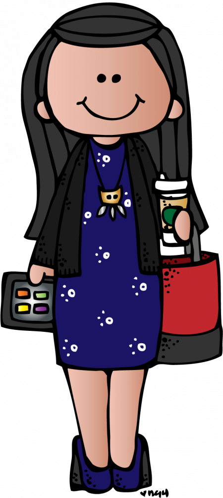 Melonheadz Mary With Jesus Clipart - Teacher Melonheadz Clipart - Png Download (450x1004), Png Download