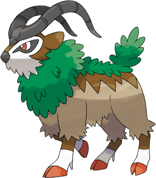 673gogoat - Pokemon Skiddo Clipart (600x600), Png Download
