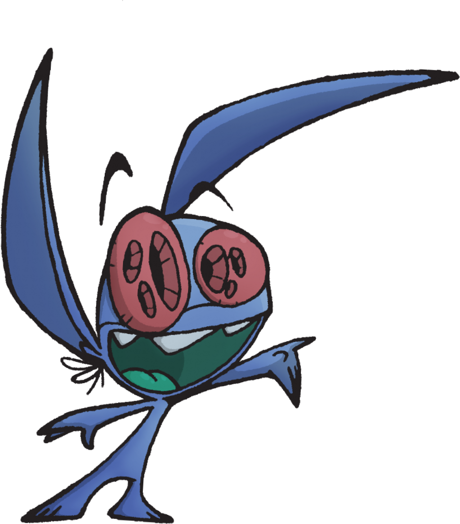 A Naive Alien Wearing A Coconut Bra As Glasses Clipart (905x1031), Png Download