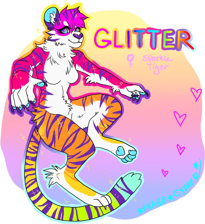 [p] Glitter - Cartoon Clipart (1000x1000), Png Download