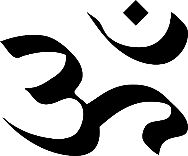 Hinduism Symbol Clipart - Png Download (732x613), Png Download