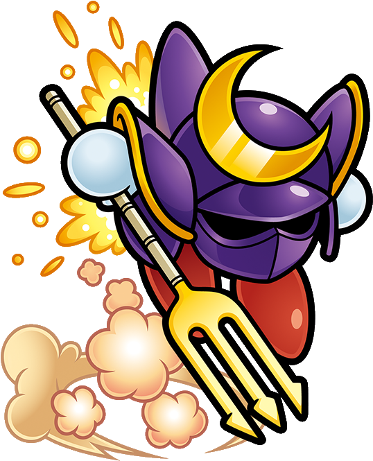 Kssu Trident Knight Artwork - Meta Knight's Minions Clipart (569x679), Png Download
