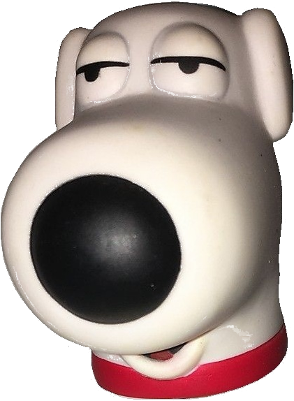 Family Guy "brian" Character Head Shooter - Brian Family Guy Head Png Clipart (609x675), Png Download