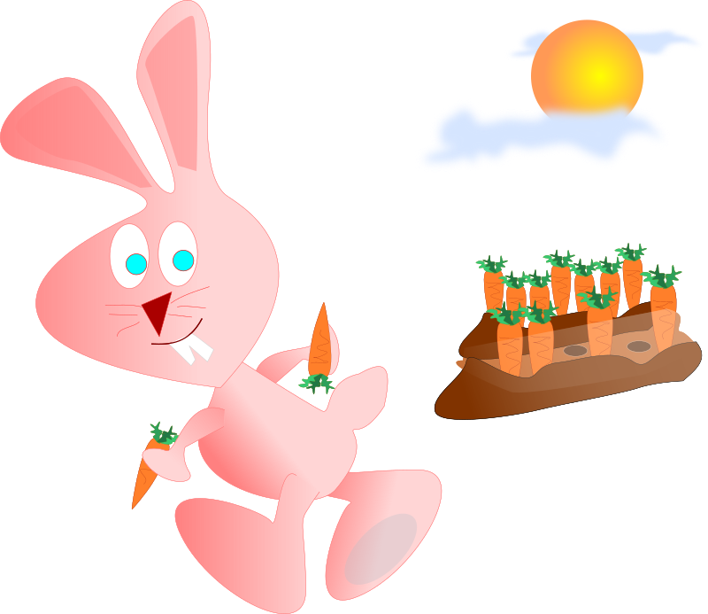 Medium Image - Rabbit Clipart (800x693), Png Download