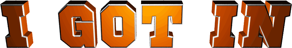 Celebrate I Got In Sticker By University Of Florida Clipart (1200x369), Png Download