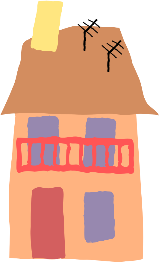 Crooked House - Clip Art - Png Download (707x1000), Png Download