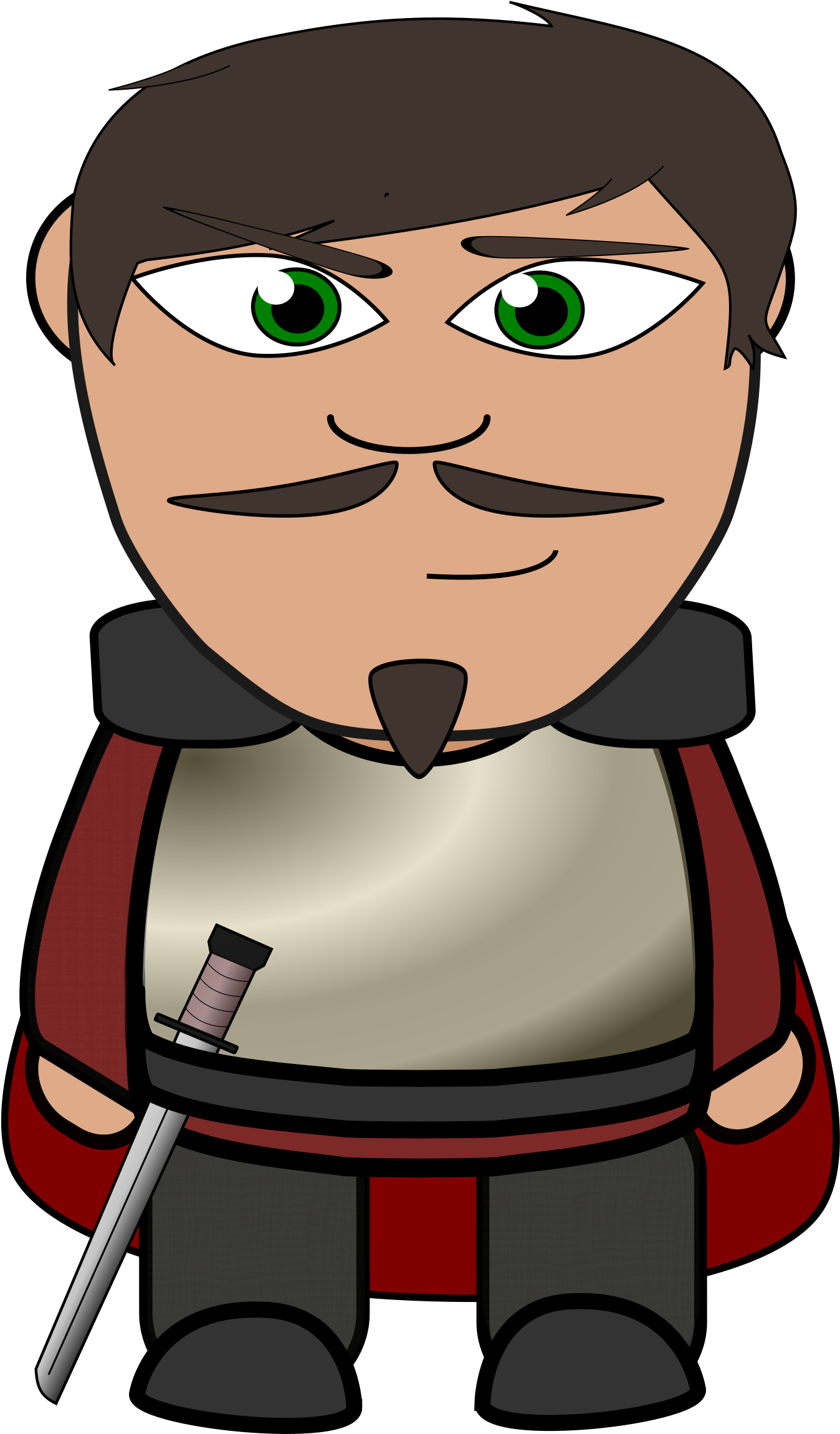 Big Image - Chibi Duelest Clipart (1651x2400), Png Download