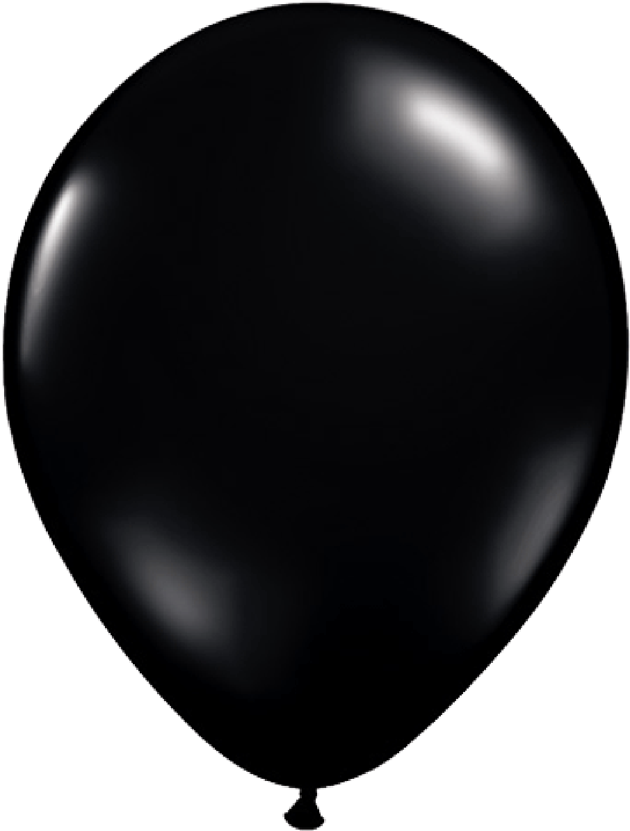 Black Balloons Clipart - Black Balloon Clipart - Png Download (1200x1200), Png Download