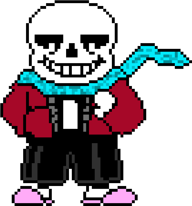 Skeleton Dress Up - Undertale Pixel Clipart (870x820), Png Download