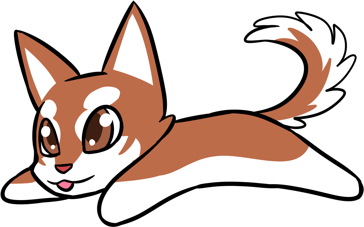 Ear Images Clip Art - Kawaii Husky - Png Download (1280x852), Png Download